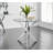 Tierra Luxury Metal and Glass Round Dining Table - Modern Statement Design-89016008-88900951
