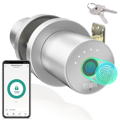 Smart Door Knob Biometric Door Lock with App Control