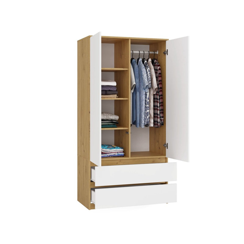 Chipboard Wardrobe, Natural