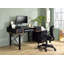 Bureau d'ordinateur à finition noire-1469110787