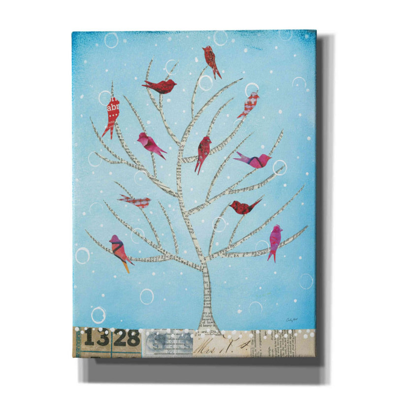 «The Seasons IV» par Courtney Prahl, art mural sur toile, H 16 po x l 12 po x P 0,75 po