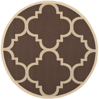Courtyard Performance Geometric Indoor/Outdoor Area Rug