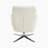 Leblanc 29" Modern & Contemporary Swivel Chair with Chenille Fabric Upholstery, Matching Ottoman, High-Density Foam Cushions-1106223475