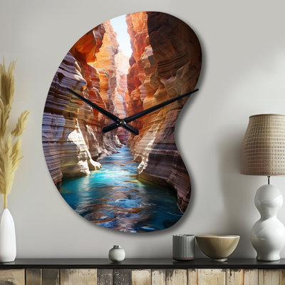 Horloge murale 3D Canyon