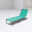 Méridienne pliante de patio, chaise de bronzage d'extérieur