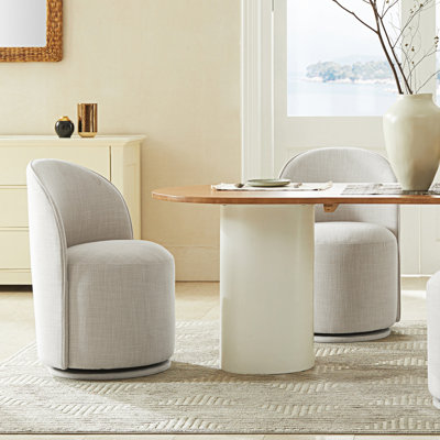 Chaise d'appoint pivotante Sharlene