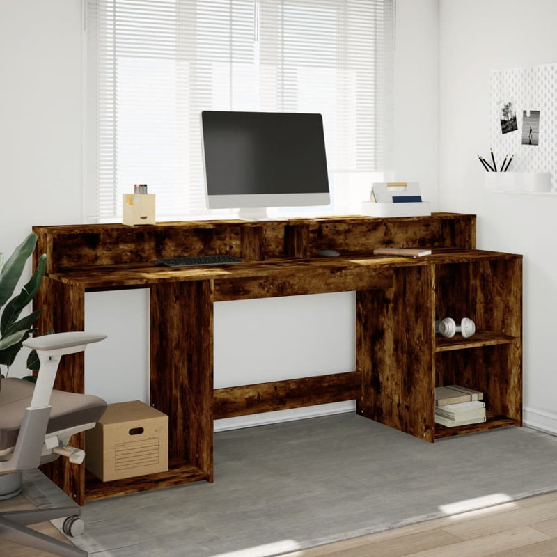 Desk, Smoked oak