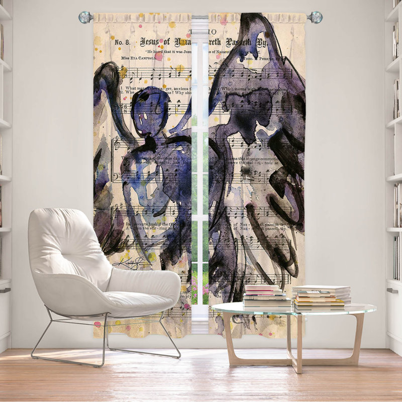 Room Darkening Curtain Pair, 20" W x 61" L