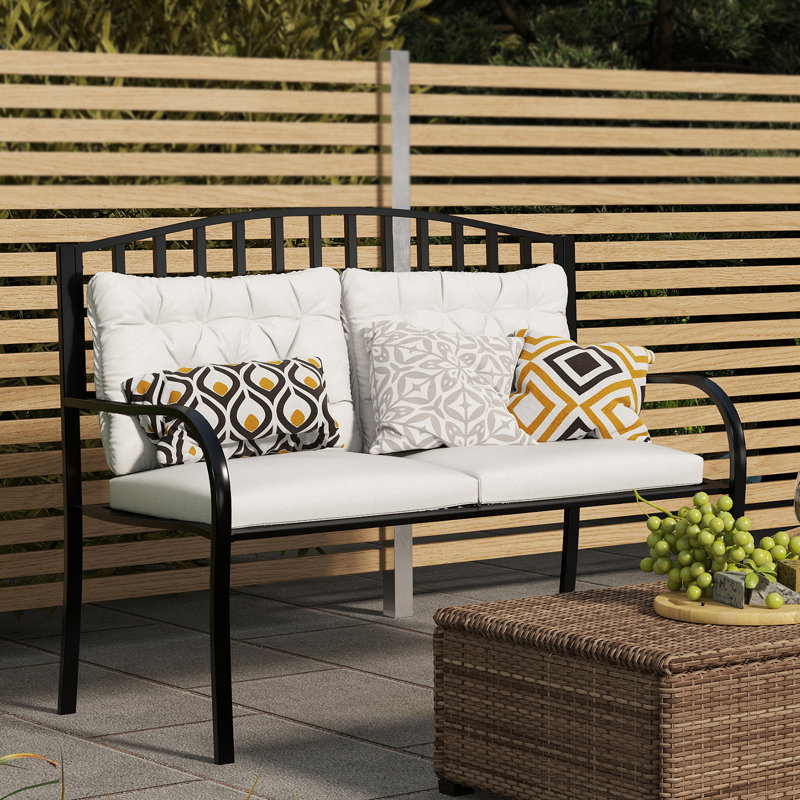 Metal Park Bench
