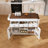 Kalel Kitchen Island with Extendable Table, Storage & Power Outlet