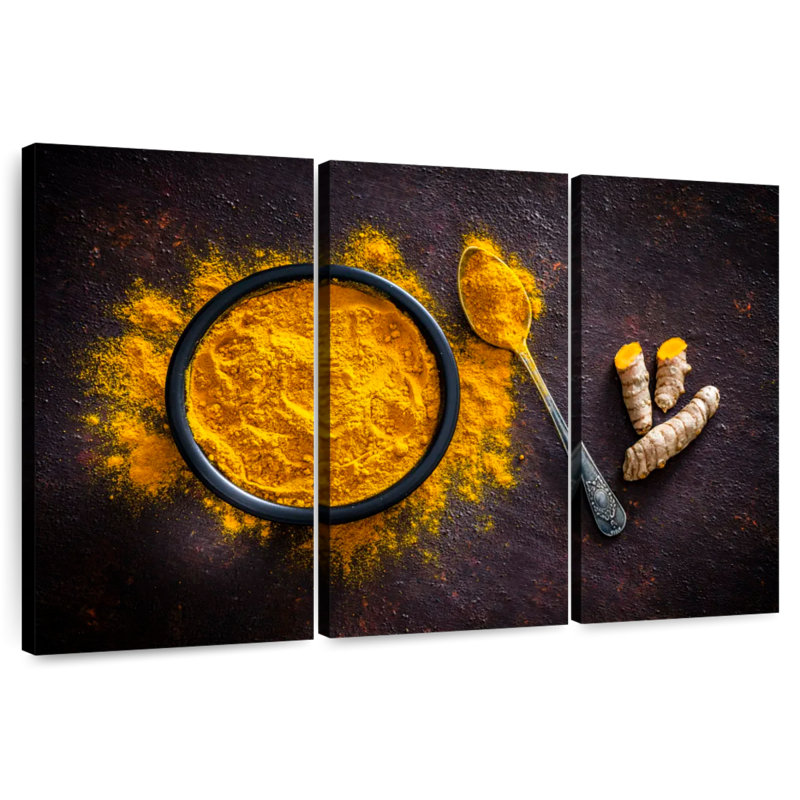 Yarlin Turmeric Powder Bowl, 48" H x 74" W