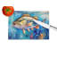 Striped Bass Glass Cutting Board Large