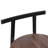 Bar Stool Set of 3 Counter Height Barstools with Back Armless Dining Chairs for Kitchen Island-1112856490
