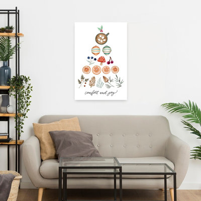 Cozy Christmas Vibes 1 Piece Wrapped Canvas Wall Art