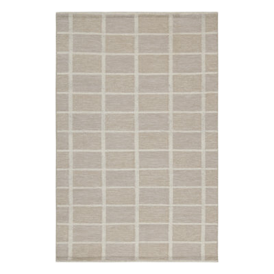 Scandinavian Wool Geometric Area Rug