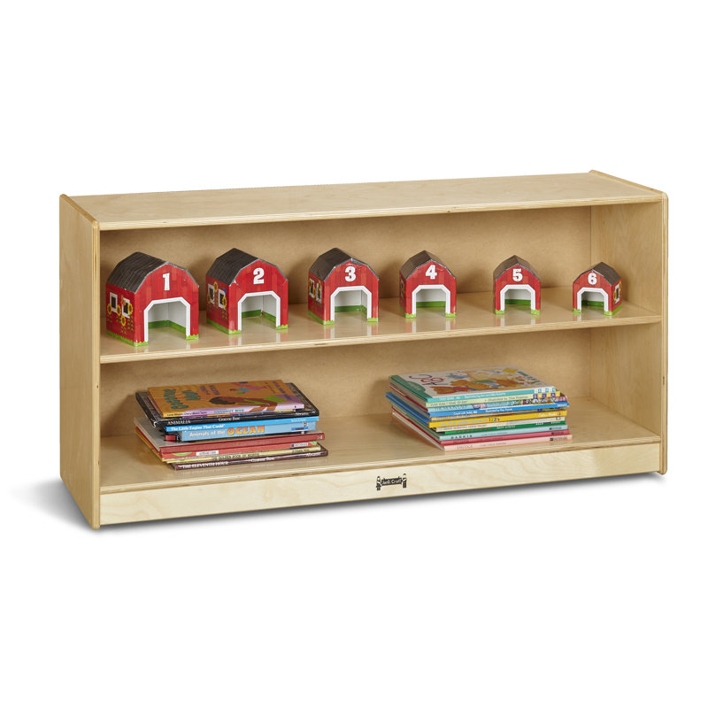 Tablette droite mobile réglable pour tout-petits Jonti-Craft, H 24,5 po x l 48 po x P 15 po, Contre-plaqué