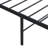 Heavy Duty Twin Size Black Metal Bed Frame With Fast And Easy Assembly, No Squeak, 750 - Pound Static Holding, Reinforced Mattress Support By Steel, Storage Underneath Bed, Part Connection Holes,-1979955208