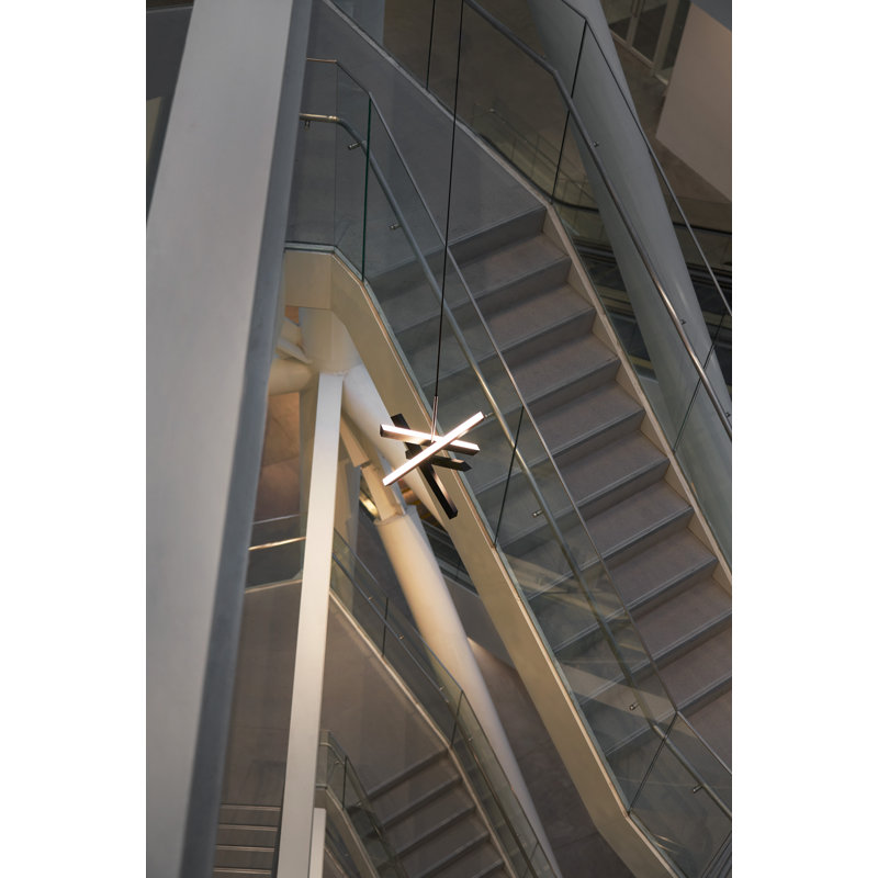 4 - Light LED Pendant, Champagne Gold