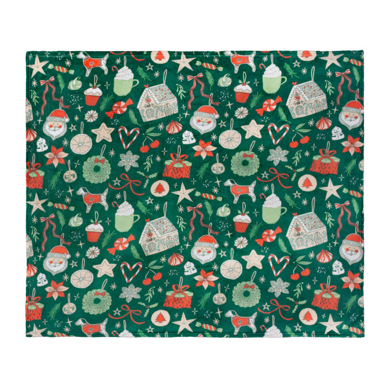  The Seasonal Aisle Festive Treats Throw