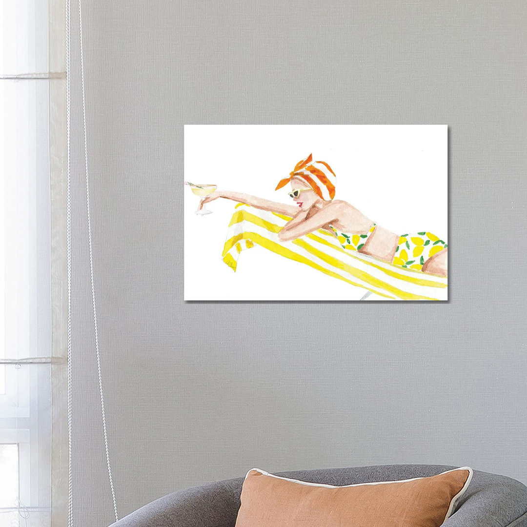 Yellow Towel von Style Of Brush - Gallery-Wrapped Canvas Giclée