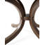 NoDa Round Mahogany Wood Dining Table