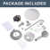 9-Spray Patterns With 1.8 Gpm 12 In. Wall Mount Shower System With Two Showerhead