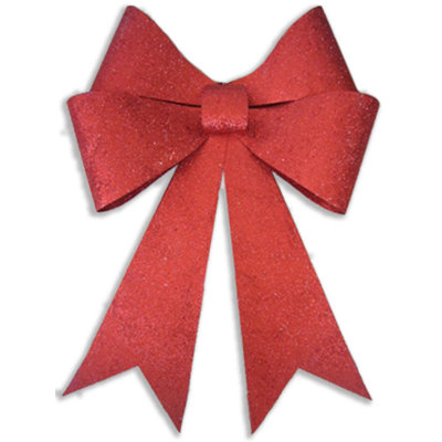 30" Glitter Bow