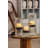  Original Glass Candle Cylinder with Rustic Insert – Large-1334277978