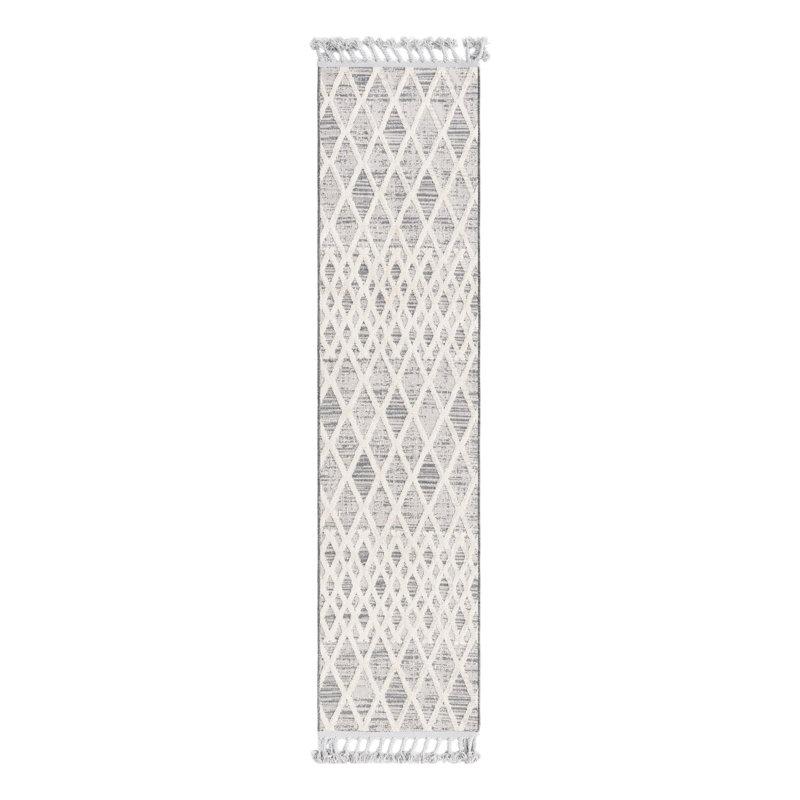 Groton gris / Gray Damion, Runner 2' x 8'