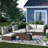Outdoor Wicker Sofa Set With Cushions