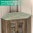 Janardam Accent Corner Cabinet