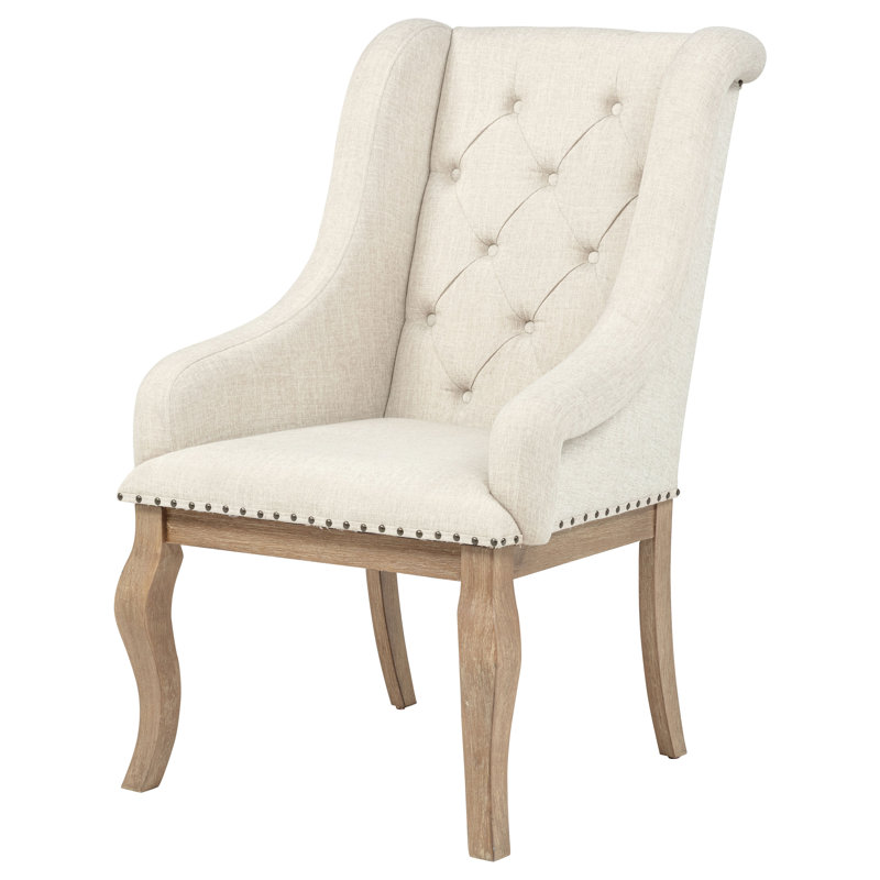 Keeter Upholstered Arm Chair Barley, Barley Brown