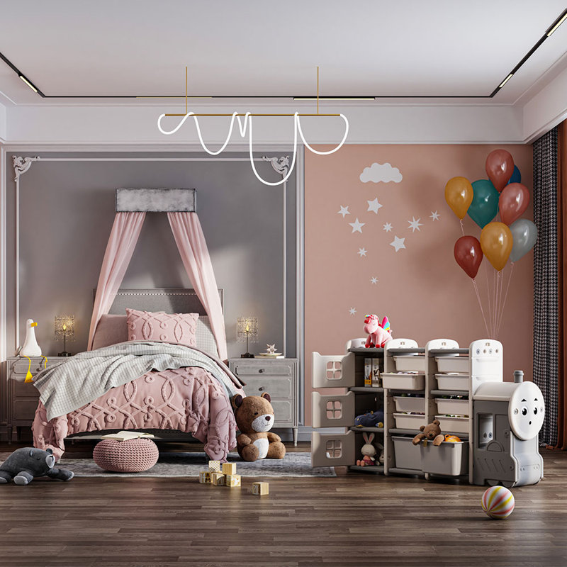 Iuli Zoomie Kids Toy Organiser with Bins