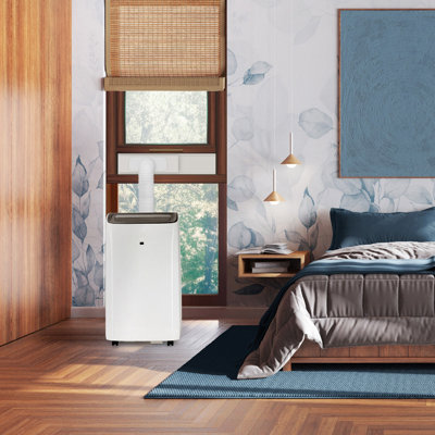 TCL 10,000 BTU (14,000 BTU ASHRAE) Smart Portable Air Conditioner Unit with Fan, Dehumidifier, Heat & Wi-Fi