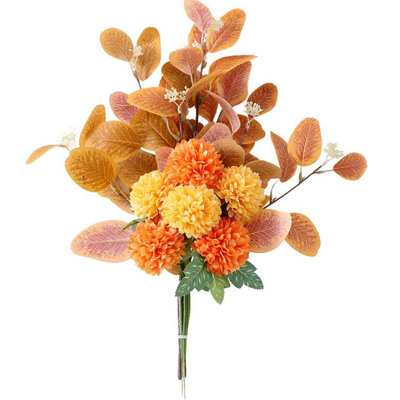 Fleurs artificielles artificielles, arrangements floraux en soie, bouquets de mariage, décorations, centres de table floraux en plastique pour la maison, cuisine, décoration de fête de jardin