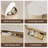 46.4" Fluted Oval Coffee Table with Drawer