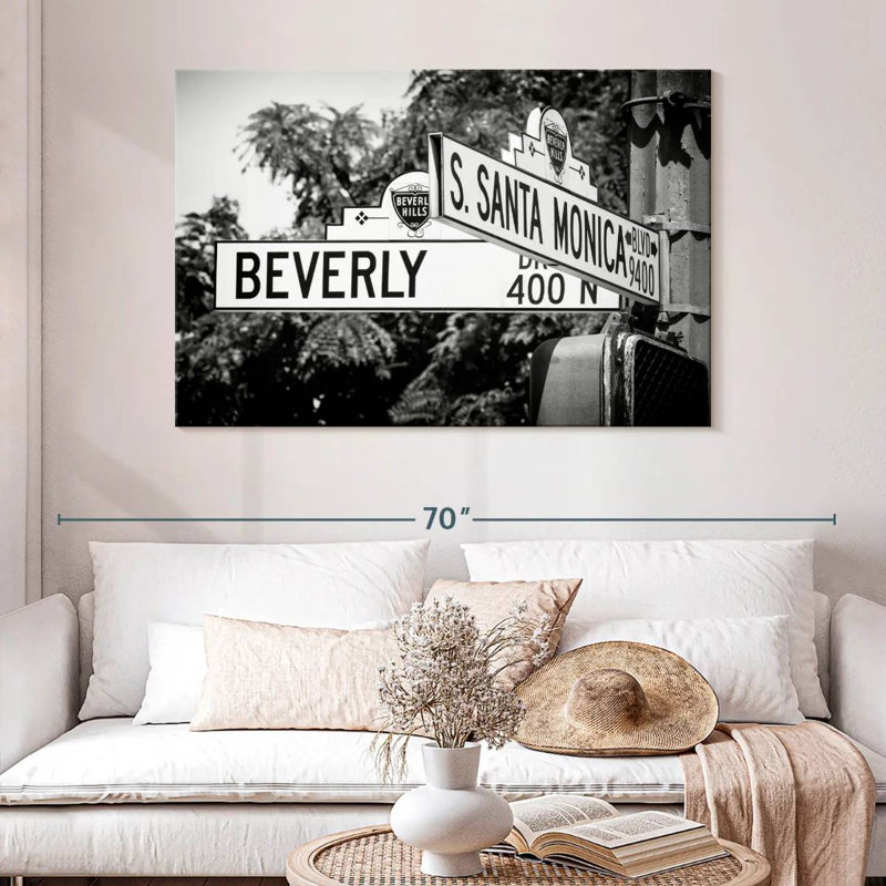 Plaque de rue Nicci, Californie, LA, H 32 po x l 48 po