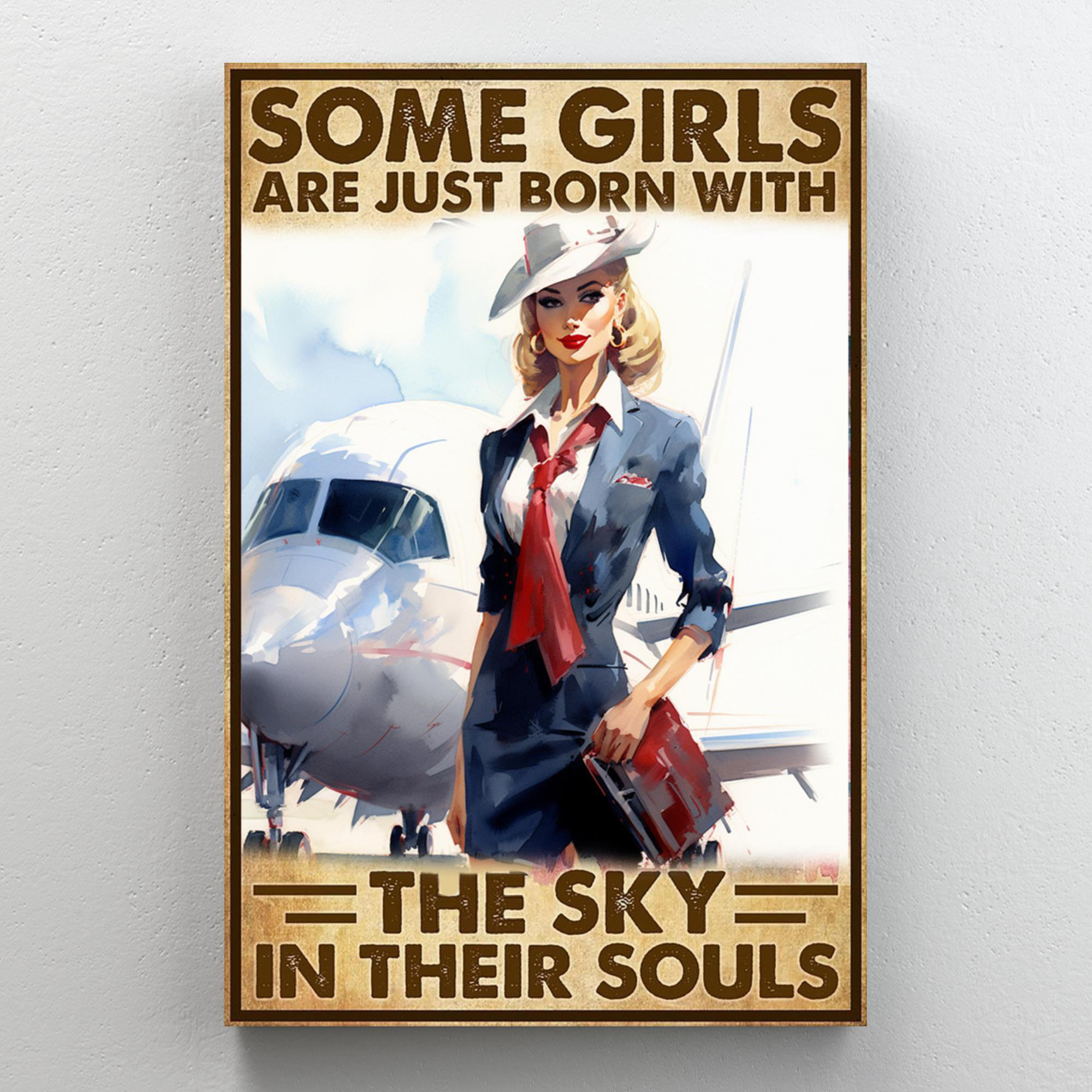 Trinx Latalia Some Girls Are Just Born With The Sky - 1 Piece Rectangle ...