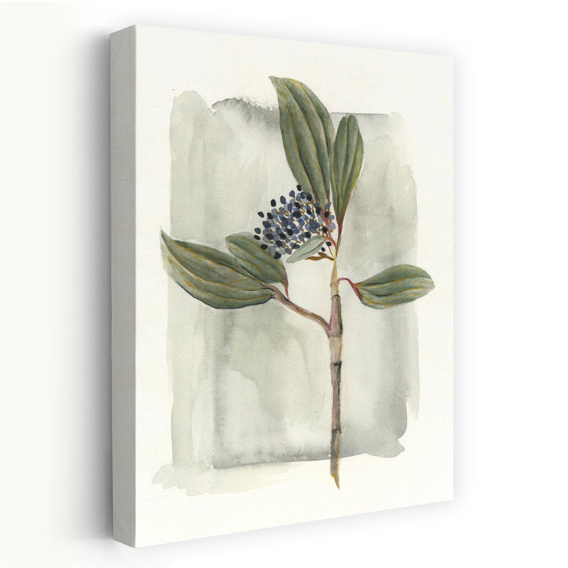 Art contemporain fleur nature, H 60 po x l 40 po