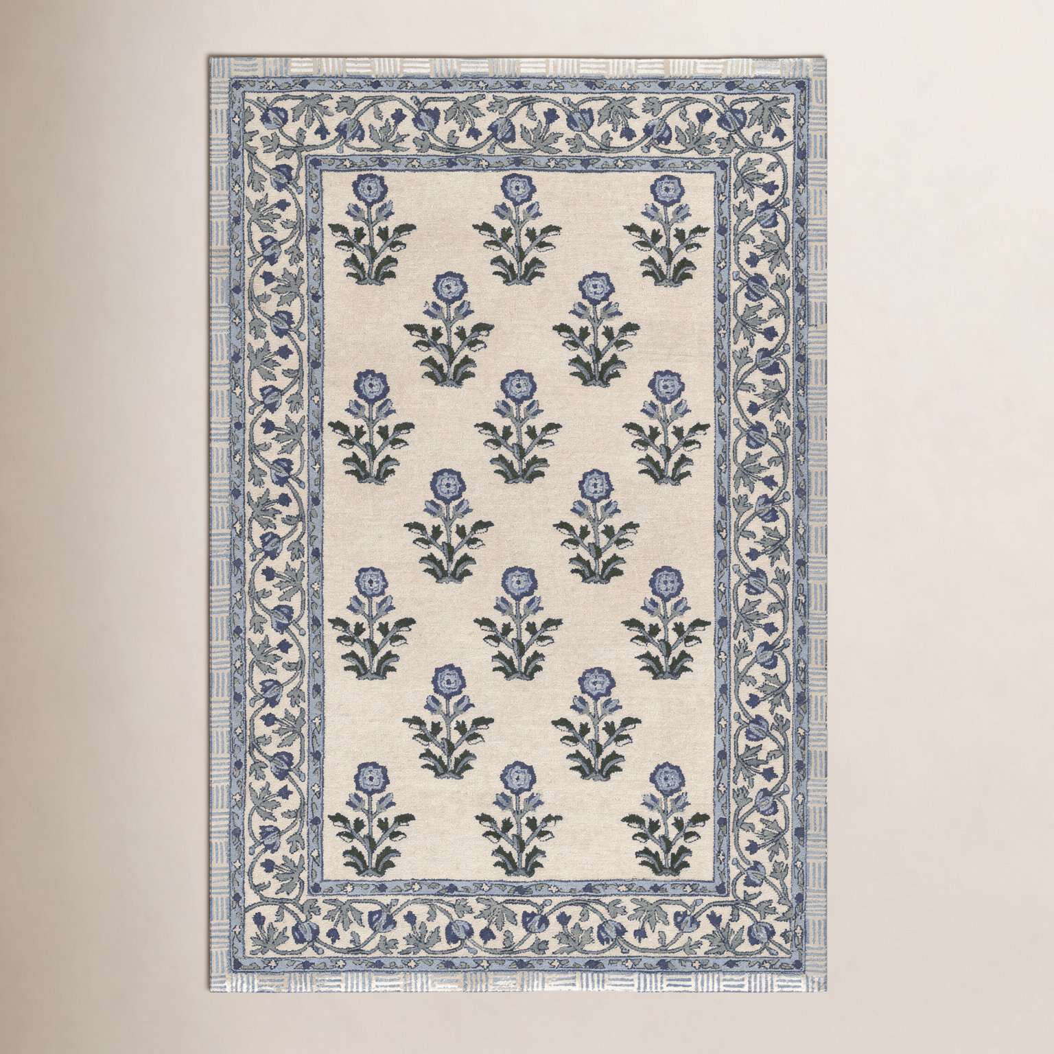 Alice Handmade Wool Rug, Rectangle 9' x 12'