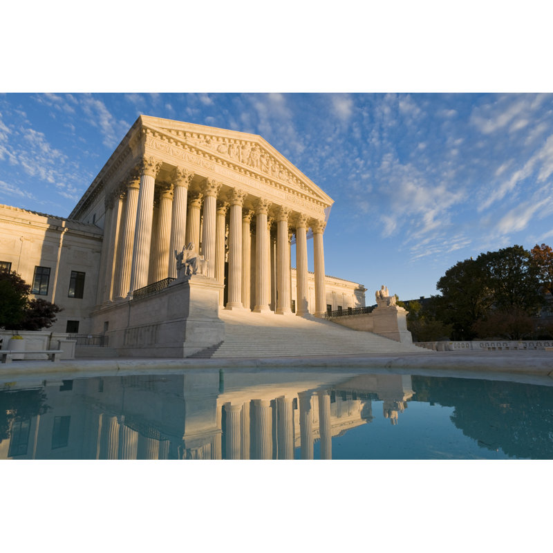 Cour suprême des États-Unis - Égalité de justice selon la loi, H 26 po x l 50 po x P 1,5 po