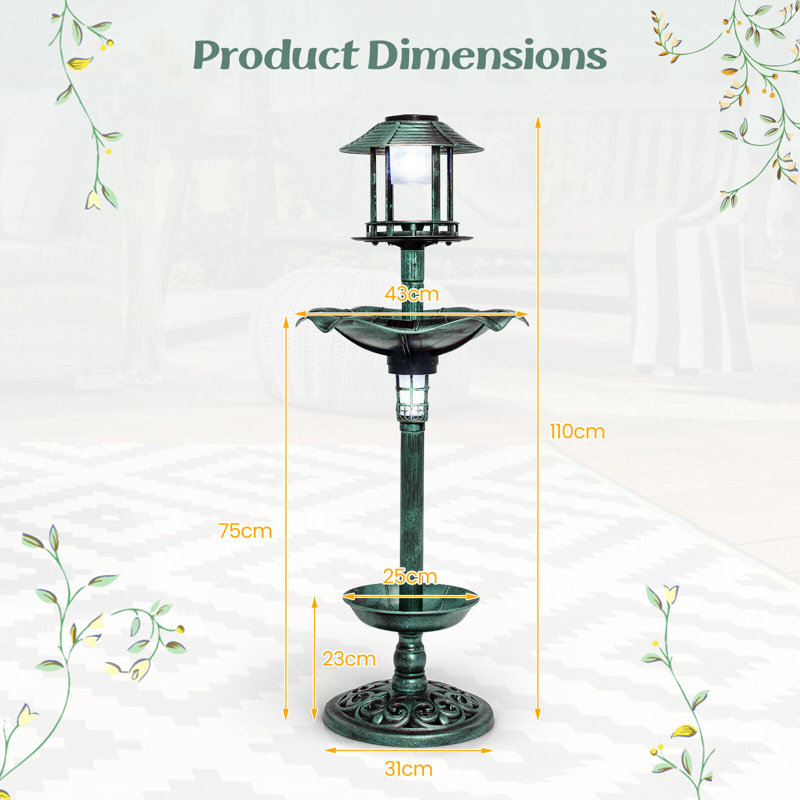 Freestanding Feeding Station, Green