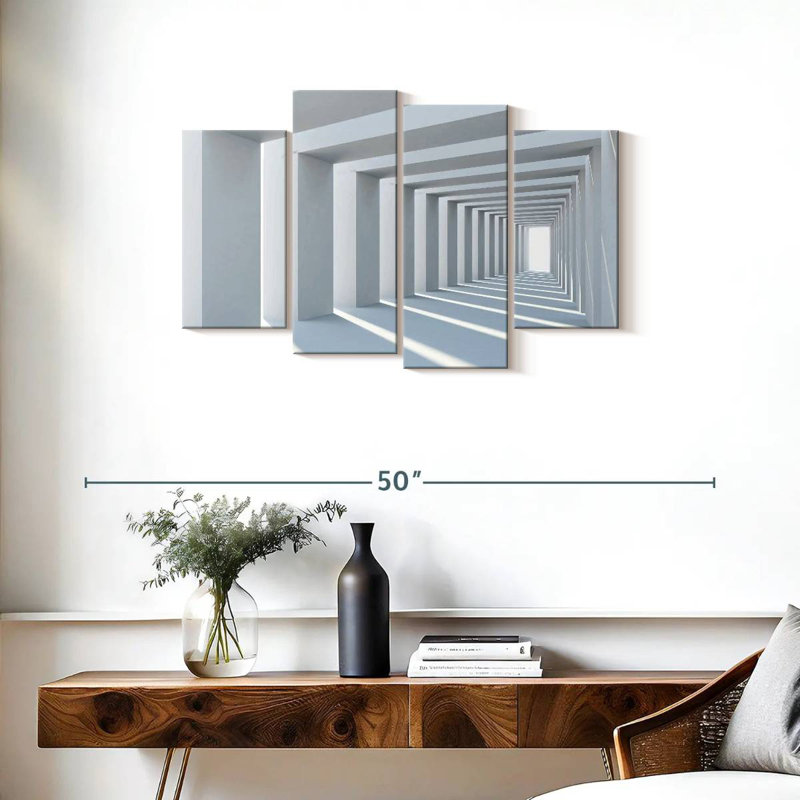 Architecture cubique, H 22 po x l 36 po
