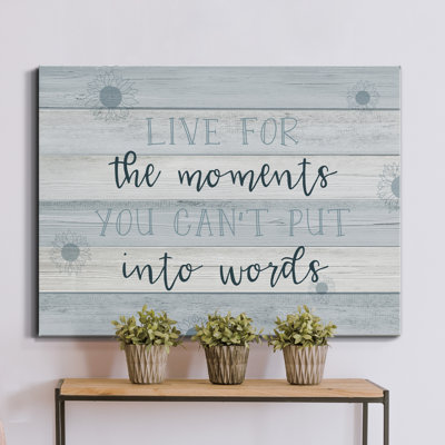 " Moments Into Words "