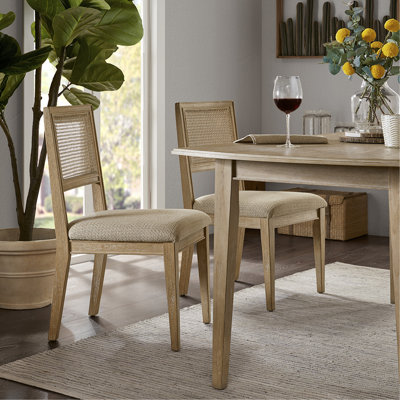 Ensemble de 2 chaises sans accoudoirs