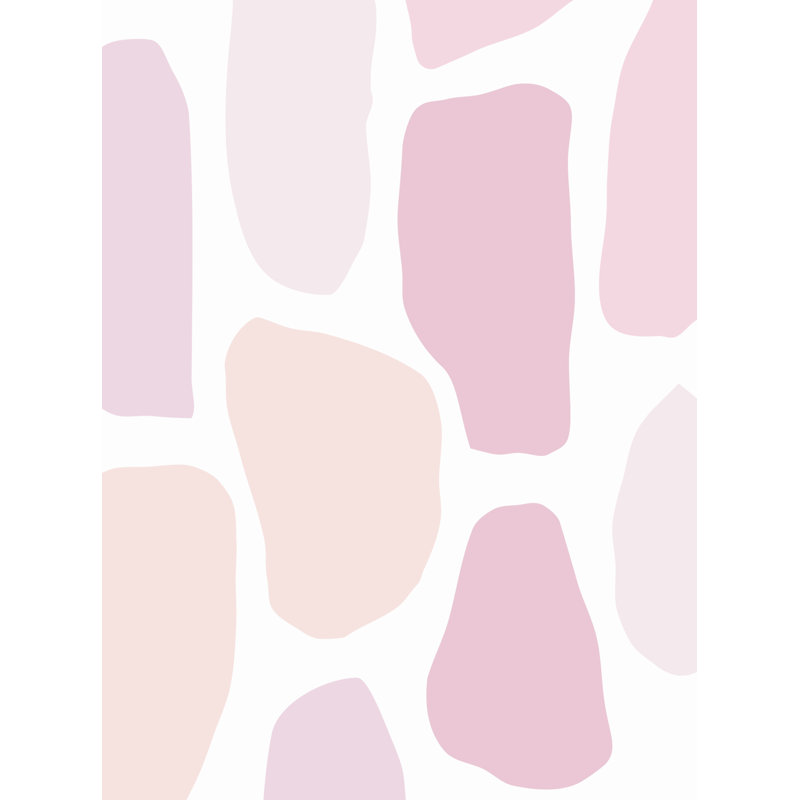 Autocollants en vinyle Confetti, Rose