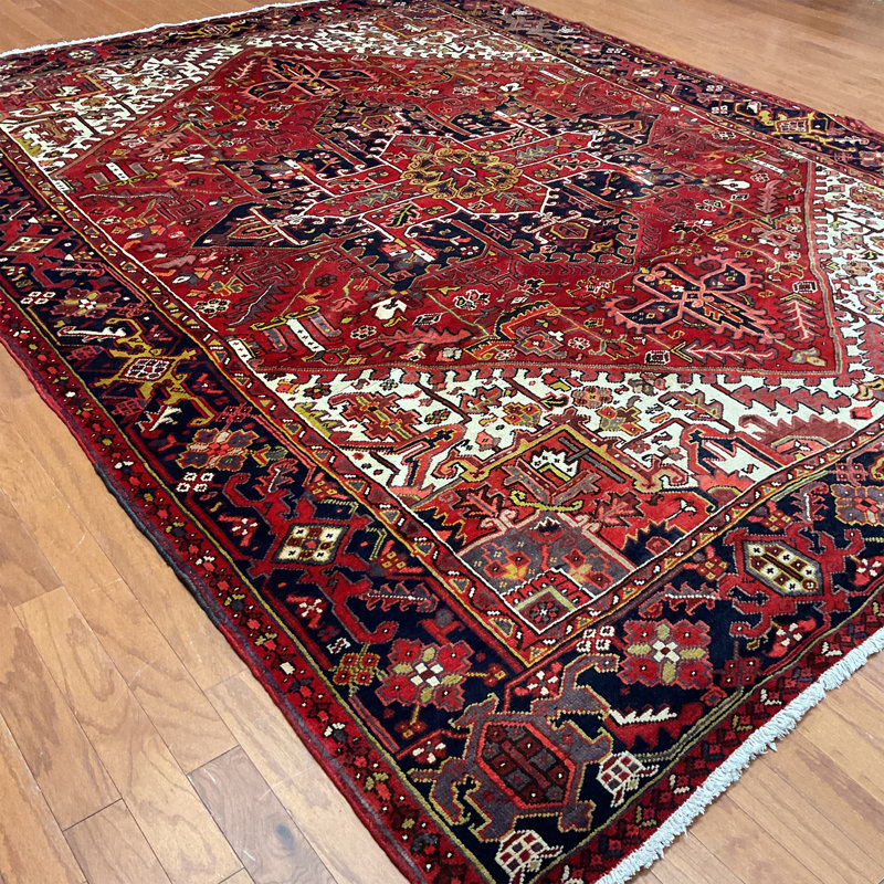 HERAT ORIENTAL Handmade Heriz Wool Rug