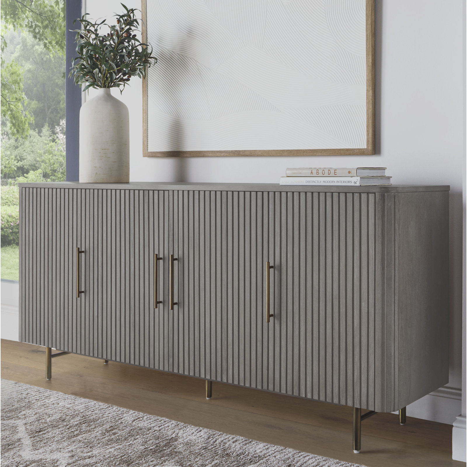 Adona 71'' Media Console, Gray