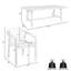 79'' Rectangular Outdoor Dining Set with Cushions-475103293