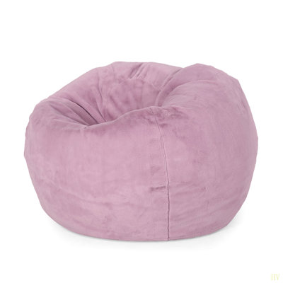 Fauteuil à billes arrondi 3 pieds Kavel, lavande